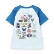 エックスガール ステージス(X-girl STAGES)のバックマルチロゴラグラン半袖Tシャツ4