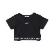 エックスガール ステージス(X-girl STAGES)のロゴウエストショート丈半袖Tシャツ9