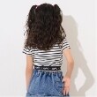 エックスガール ステージス(X-girl STAGES)のロゴウエストショート丈半袖Tシャツ15