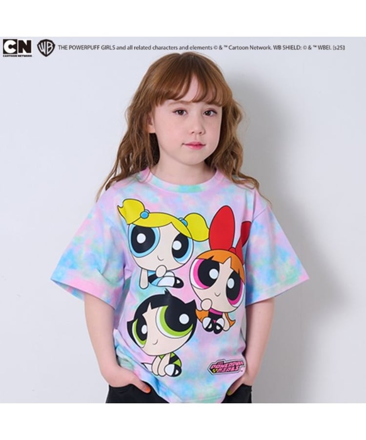エックスガール ステージス(X-girl STAGES)の【パワーパフ ガールズ】タイダイ半袖Tシャツ9