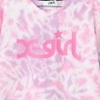 エックスガール ステージス(X-girl STAGES)のロゴプリント手染めタイダイ半袖Tシャツ3