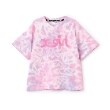 エックスガール ステージス(X-girl STAGES)のロゴプリント手染めタイダイ半袖Tシャツ9