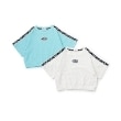 エックスガール ステージス(X-girl STAGES)の【人気商品再入荷】【直営店で取り扱い無し】ロゴテープカラーネップ半袖Tシャツ7