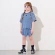 エックスガール ステージス(X-girl STAGES)のロゴライン半袖Tシャツ&スカパンセット18