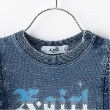 エックスガール ステージス(X-girl STAGES)のデニムフリルヴィンテージロゴ半袖Tシャツ2