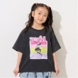 エックスガール ステージス(X-girl STAGES)のスケボーガール転写プリント半袖Tシャツ ブラック(219)