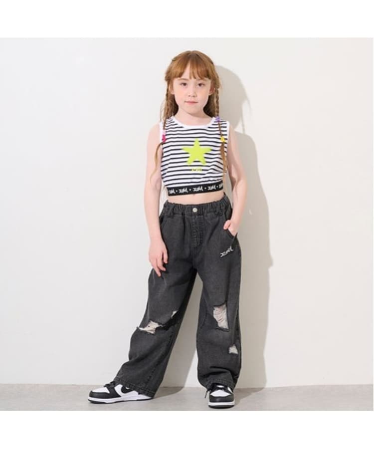 ダメージ加工デニムパンツ(その他) | X-girl STAGES(エックス ダメージ加工デニムパンツ(その他) | X-girl STAGES(エックス