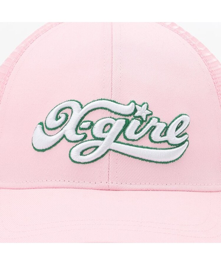 ロゴ刺しゅうメッシュキャップ(キャップ) | X-girl STAGES ロゴ刺しゅうメッシュキャップ(キャップ) | X-girl STAGES
