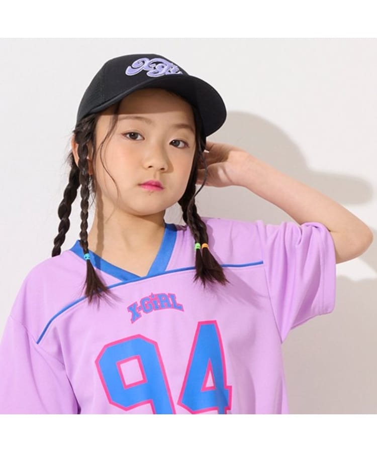 エックスガール ステージス(X-girl STAGES)のロゴ刺しゅうメッシュキャップ11