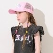 エックスガール ステージス(X-girl STAGES)のロゴ刺しゅうメッシュキャップ16