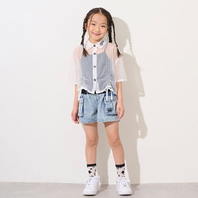 エックスガール ステージス(X-girl STAGES)のカーゴショートパンツ その他
