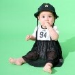 エックスガール ステージス(X-girl STAGES)のナンバリングワンピース風半袖ロンパース13