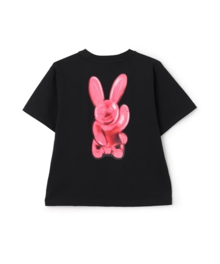エックスガール ステージス(X-girl STAGES)のグミバニーバックプリント半袖Tシャツ1