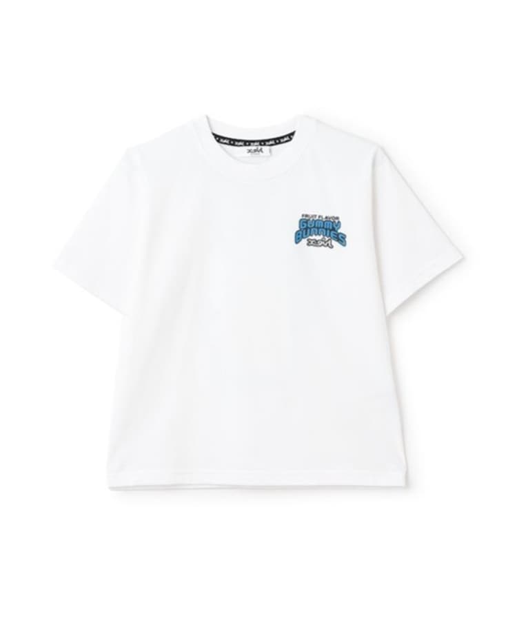 エックスガール ステージス(X-girl STAGES)のグミバニーバックプリント半袖Tシャツ10