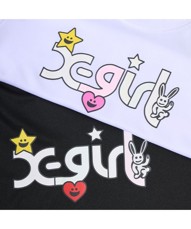 エックスガール ステージス(X-girl STAGES)のキラッキーウォーターギミック半袖Tシャツ13