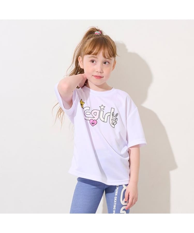 エックスガール ステージス(X-girl STAGES)のキラッキーウォーターギミック半袖Tシャツ16