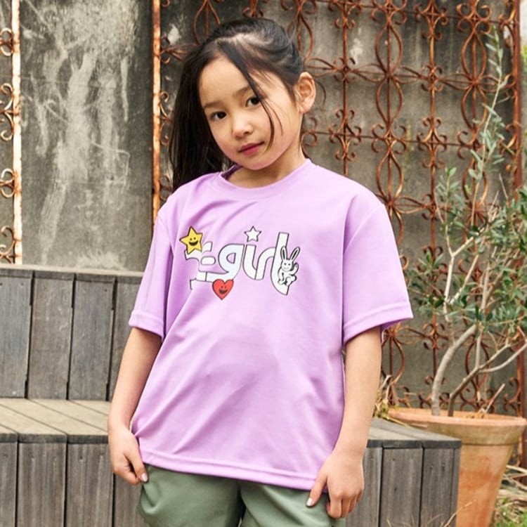 エックスガール ステージス(X-girl STAGES)のキラッキーウォーターギミック半袖Tシャツ Ｔシャツ
