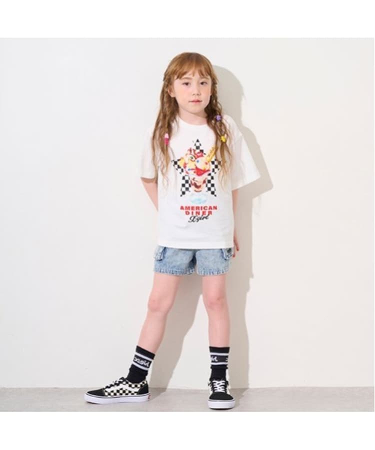 エックスガール ステージス(X-girl STAGES)のダイナーパフェプリント半袖Tシャツ13