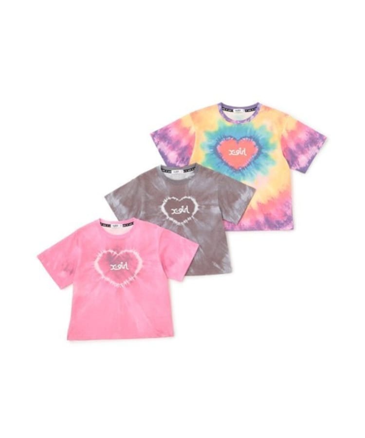 ハートタイダイ半袖Tシャツ（Tシャツ） | X-girl STAGES