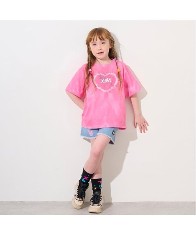 ハートタイダイ半袖Tシャツ（Tシャツ） | X-girl STAGES