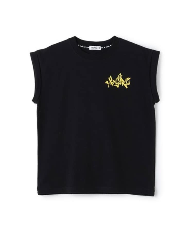 エックスガール ステージス(X-girl STAGES)のスケボーガールバックプリント半袖Tシャツ9