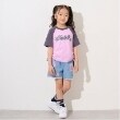 エックスガール ステージス(X-girl STAGES)のロゴラメシャーリング半袖Tシャツ15