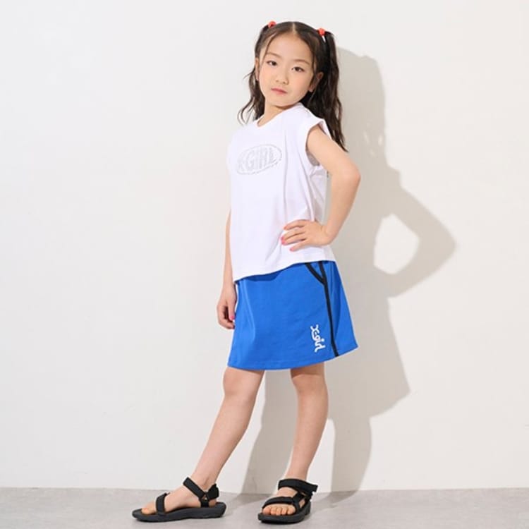 エックスガール ステージス(X-girl STAGES)のラインカットスカート その他