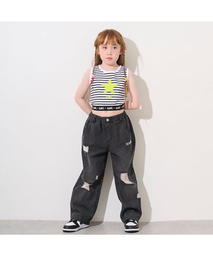 エックスガール ステージス(X-girl STAGES)のスタークラッキングショートタンクトップ13