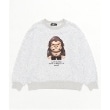 エクストララージ キッズ(XLARGE KIDS)の3Dファニーゴリラトレーナー ホワイト(001)