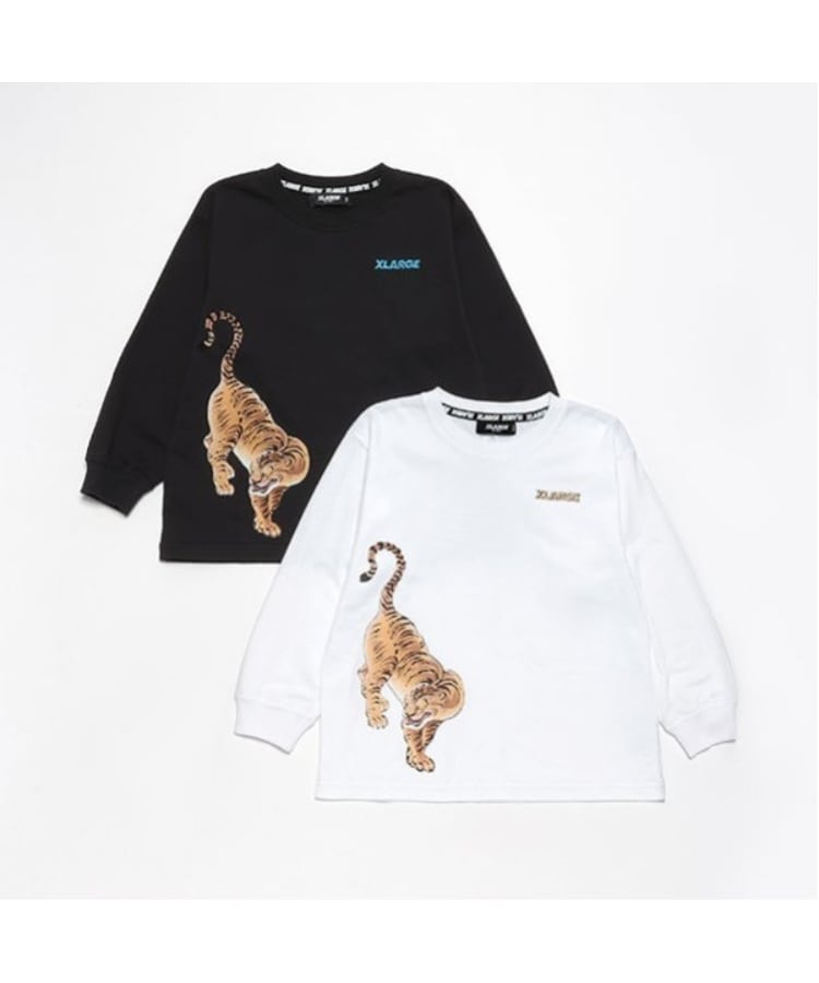 エクストララージ キッズ(XLARGE KIDS)の虎柄長袖Tシャツ9