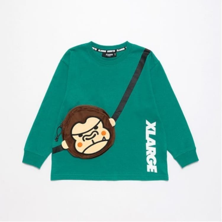 ファニーゴリラポーチ長袖Tシャツ（Tシャツ） | XLARGE KIDS