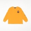 エクストララージ キッズ(XLARGE KIDS)のファニーゴリラ&車長袖Tシャツ オレンジ(066)