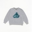 エクストララージ キッズ(XLARGE KIDS)のサガラ刺しゅうスランテッドOGゴリラトレーナー グレー(112)