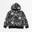 エクストララージ キッズ(XLARGE KIDS)の総柄ペイズリーパーカー ブラック(219)
