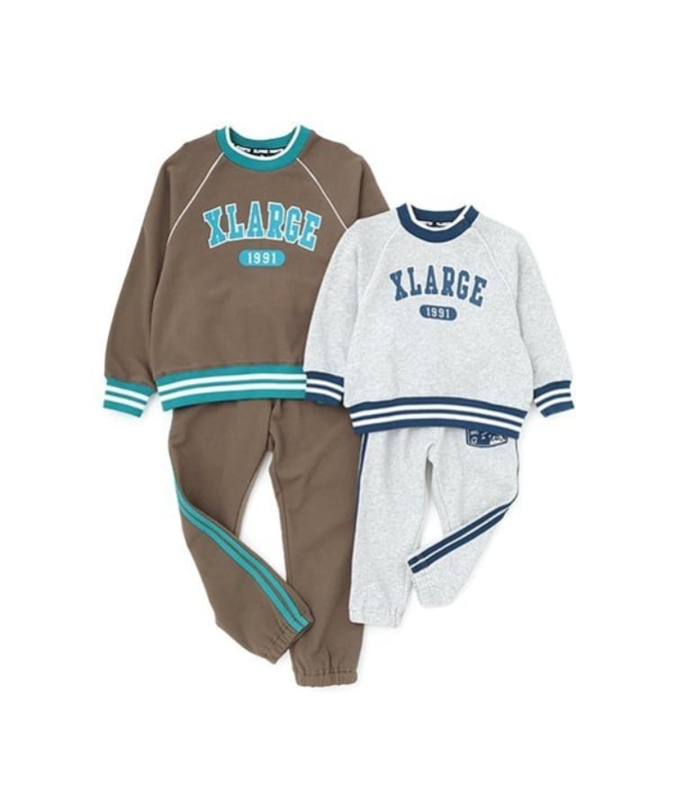 エクストララージ キッズ(XLARGE KIDS)のカレッジロゴスウェットセットアップ14