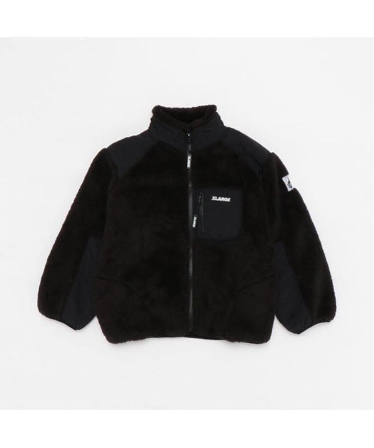 エクストララージ キッズ(XLARGE KIDS)のフラッフィーブルゾン ブラック(219)