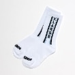 エクストララージ キッズ(XLARGE KIDS)のバーチカルロゴソックス ホワイト(001)