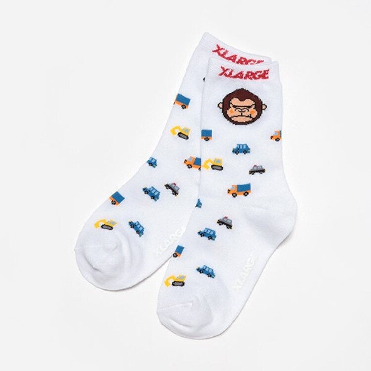 エクストララージ キッズ(XLARGE KIDS)のファニーゴリラ&車ソックス ソックス