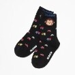 エクストララージ キッズ(XLARGE KIDS)のファニーゴリラ&車ソックス ブラック(219)