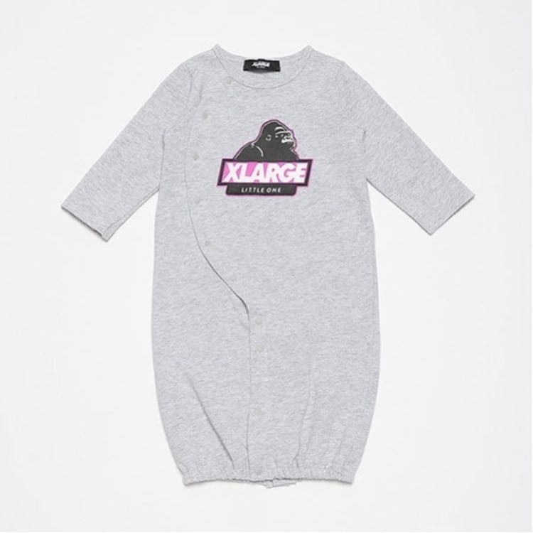 エクストララージ キッズ(XLARGE KIDS)のスランテッドOGゴリラ2WAYオール ロンパース・カバーオール(ベビー)