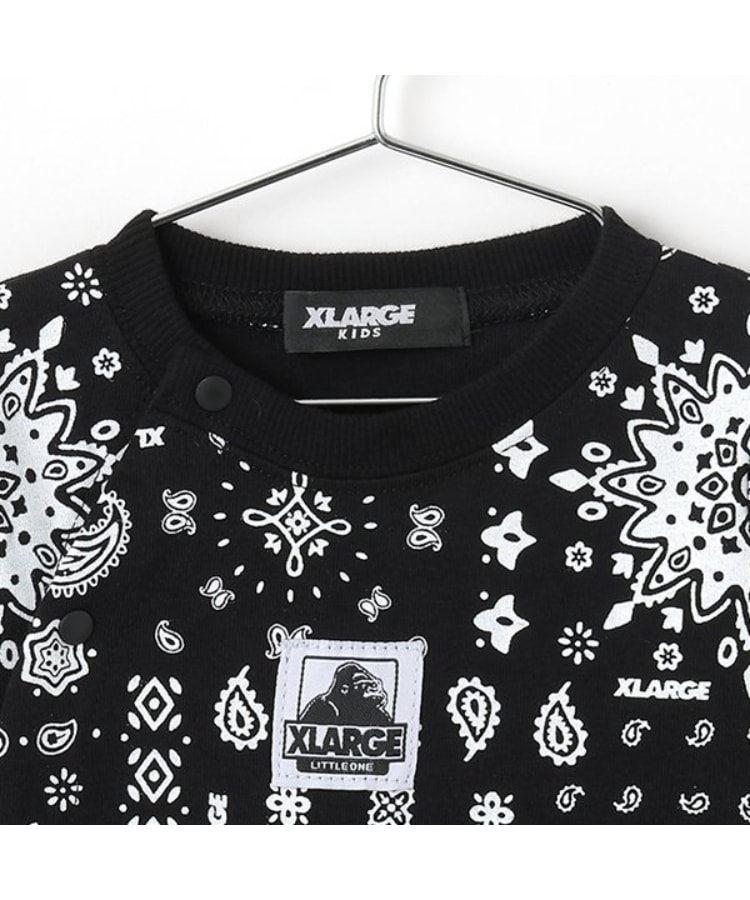 エクストララージ キッズ(XLARGE KIDS)の総柄ペイズリー2WAYオール3