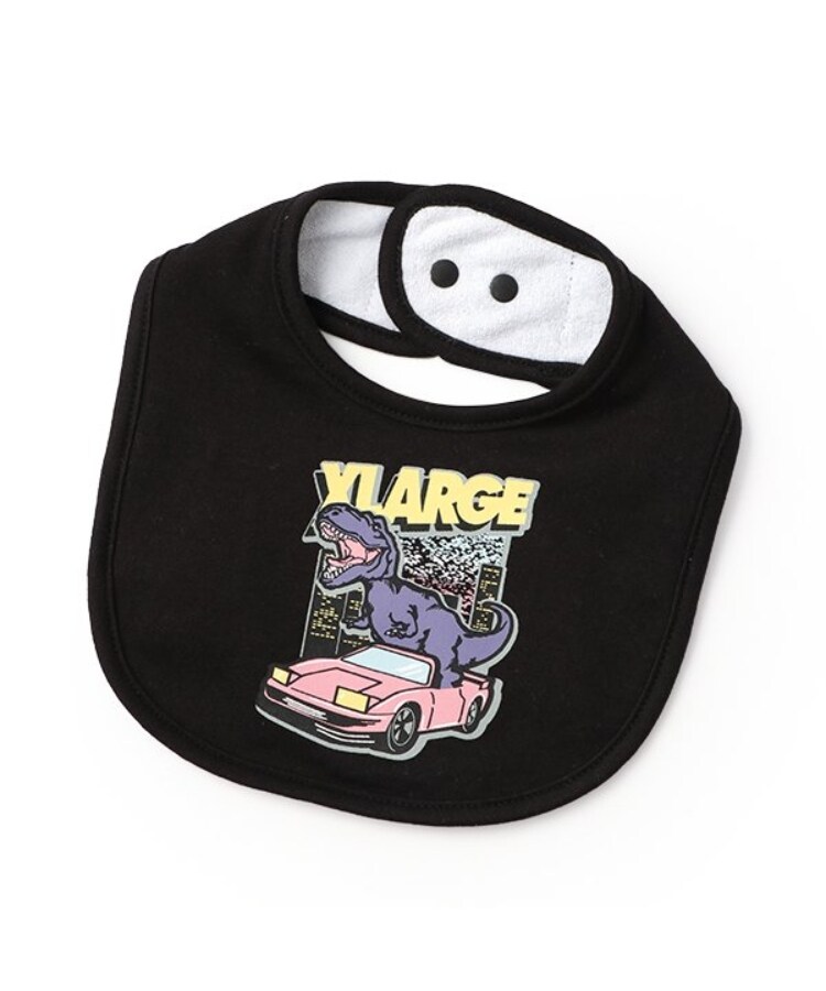 エクストララージ キッズ(XLARGE KIDS)の恐竜&クラシックカースタイ ブラック(219)