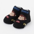 エクストララージ キッズ(XLARGE KIDS)のファニーゴリラ&車ベビーソックス ブラック(219)