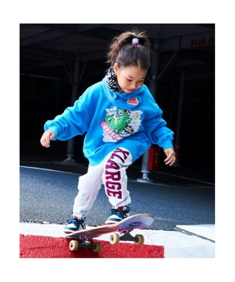 エクストララージ キッズ(XLARGE KIDS)のビッグロゴ刺しゅう裏毛パンツ15