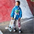 エクストララージ キッズ(XLARGE KIDS)のビッグロゴ刺しゅう裏毛パンツ グレー(112)