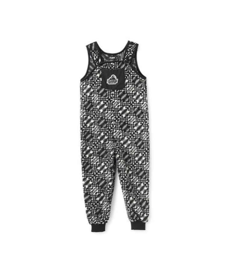 エクストララージ キッズ(XLARGE KIDS)の総柄フリースサロペット1