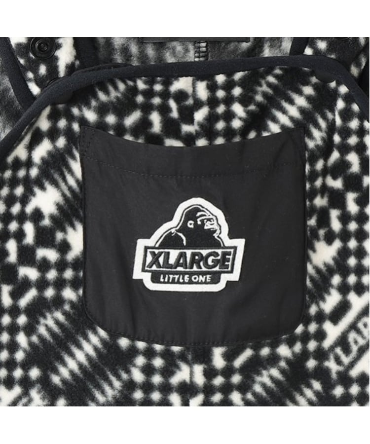 エクストララージ キッズ(XLARGE KIDS)の総柄フリースサロペット5