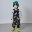エクストララージ キッズ(XLARGE KIDS)の総柄フリースサロペット ブラック(219)