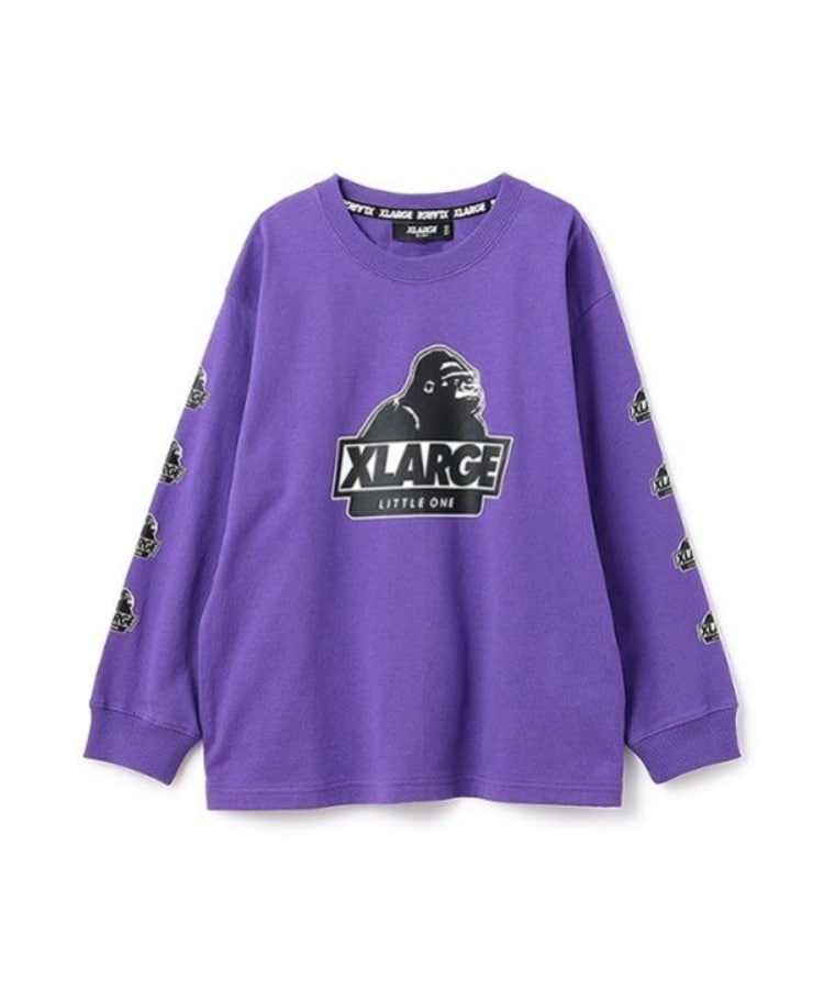 エクストララージ キッズ(XLARGE KIDS)の袖ロゴスランテッドOGゴリラ長袖Tシャツ2