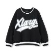 エクストララージ キッズ(XLARGE KIDS)のビッグロゴ裏起毛トレーナー ブラック(219)